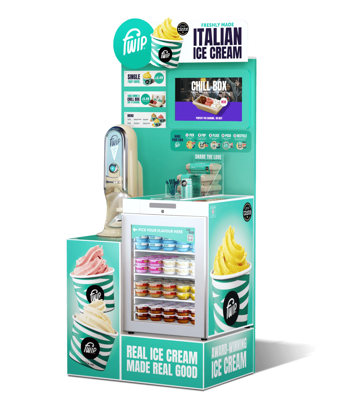 fwip Premium Unit Commercial Ice Cream Machine